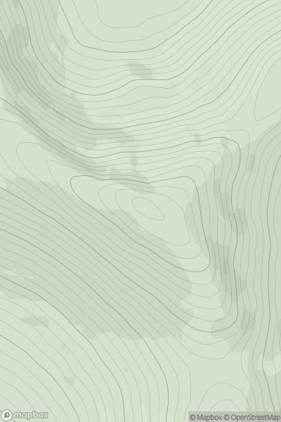 Thumbnail image for Carn Dearg [Loch Treig to Loch Ericht] [NN417661] showing contour plot for surrounding peak